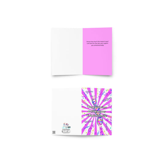 Congratulations on Finding Biological Family | Adoptee & Adoption Greeting Card
