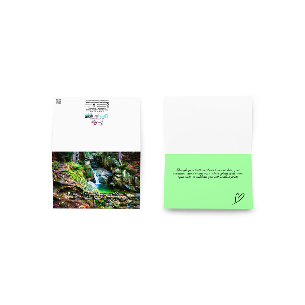 In Natures Cradle Greeting Card